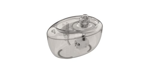 Aiwo Cat Water dispenser Automatic circulation Intelligent Pet Water dispenser Pet Water Supplies Hot Cross border Wholesale (colour: Little Yellow Duck Drinking Machine - Transparent Black, Specifications: individual)